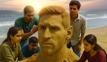 Giant Sand Art Exhibition